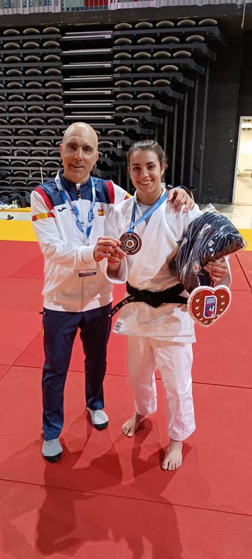 ARIANE TORO LOGRA EL BRONCE EN EL CAMPEONATO DE EUROPA DE JUDO ABSOLUTO.  ZAGREB 25-04-24